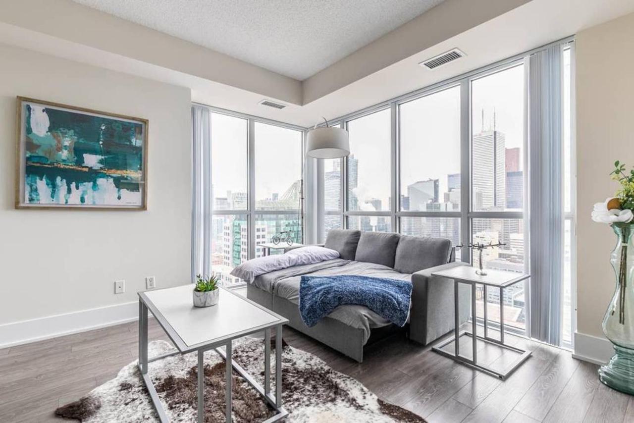 Villa Stunning Views Of Downtown - Luxury High Rise With King Bed! Toronto Exterior foto