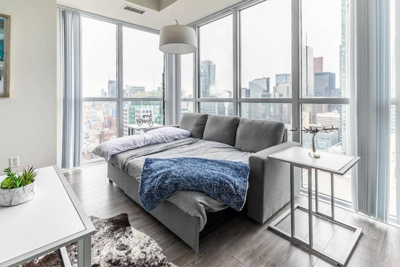 Villa Stunning Views Of Downtown - Luxury High Rise With King Bed! Toronto Exterior foto
