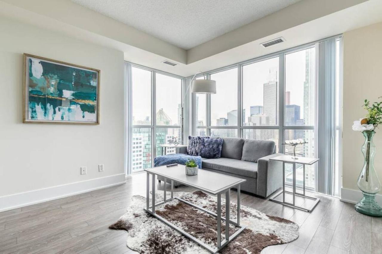 Villa Stunning Views Of Downtown - Luxury High Rise With King Bed! Toronto Exterior foto
