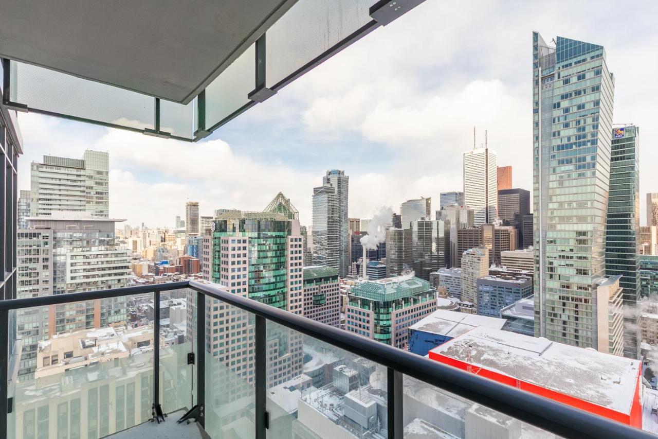 Villa Stunning Views Of Downtown - Luxury High Rise With King Bed! Toronto Exterior foto